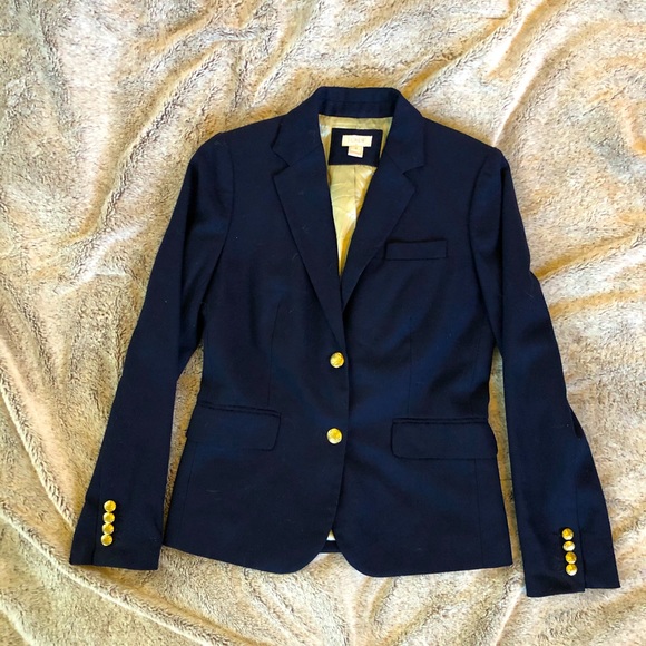 Navy J.Crew Blazer - Picture 2 of 3